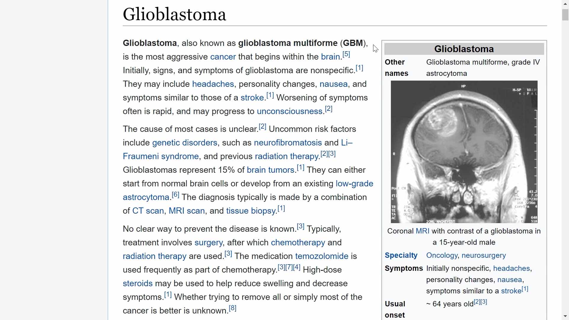 The Painter's Wife Takes a Shot: Glibolastoma